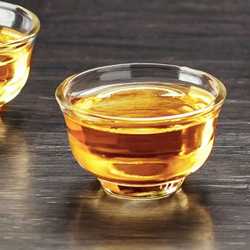 厂家批发简约玻璃玉兰茶杯子小茶杯 单层玻璃杯小茶碗
